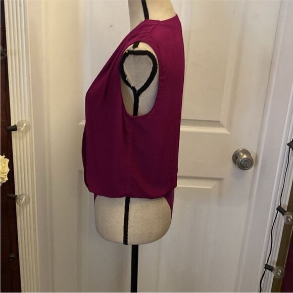 Pinko Vibrant Purple Sleeveless Bodysuit, US2 - Picture 6 of 11